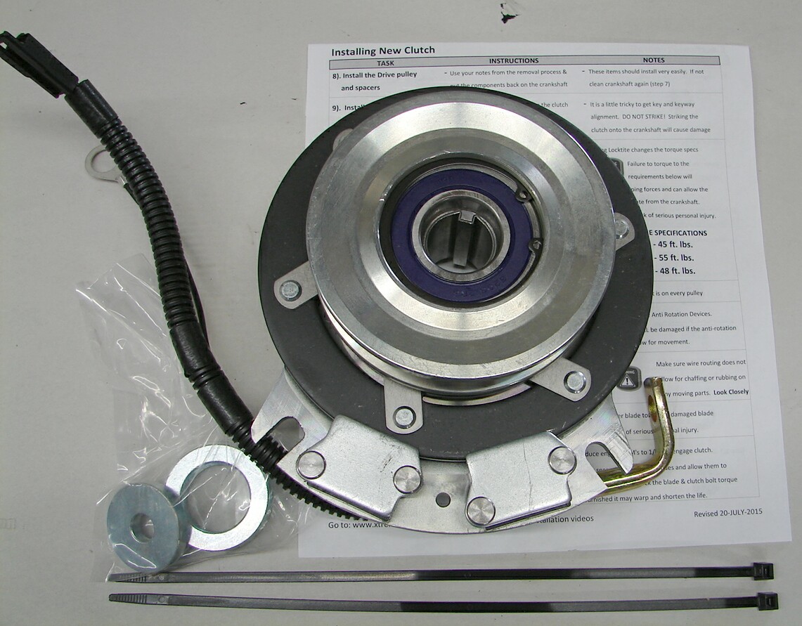 cub cadet, 7593490 7593489 creeper gear, 433, electric rear PTO kit